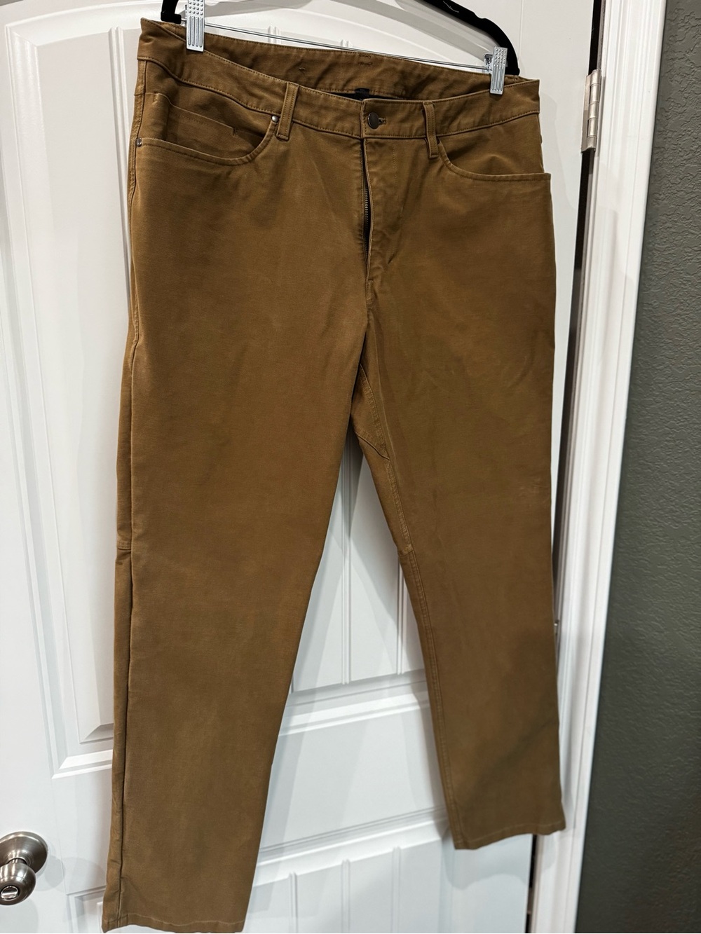Lululemon ABC Utilitech Pants 36 Brown Stretch Casual Chino 5 Pocket